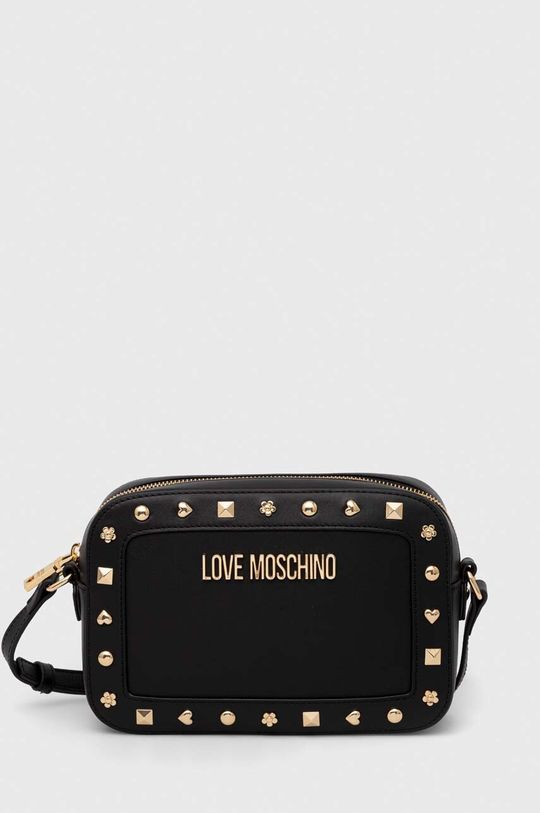 

Кожаная сумка Love Moschino, черный