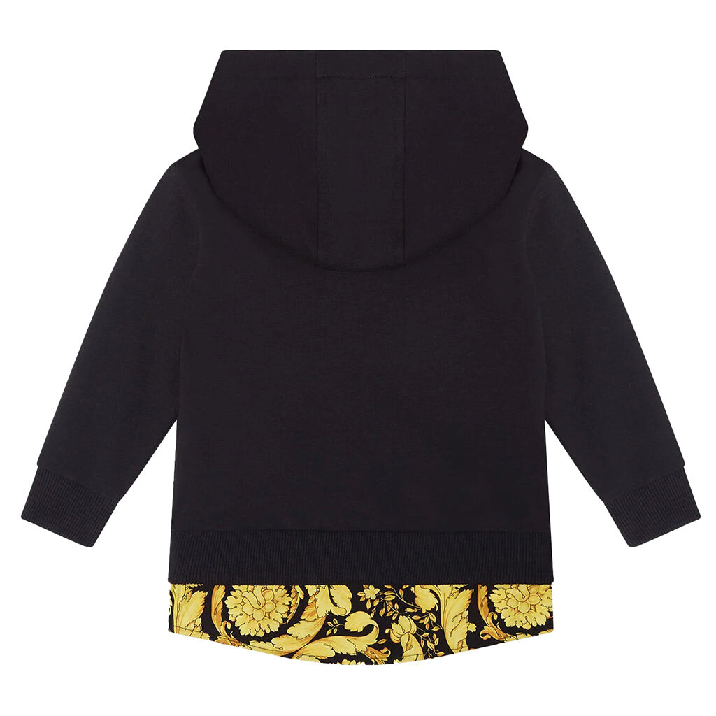

Черный худи с логотипом Versace, черный