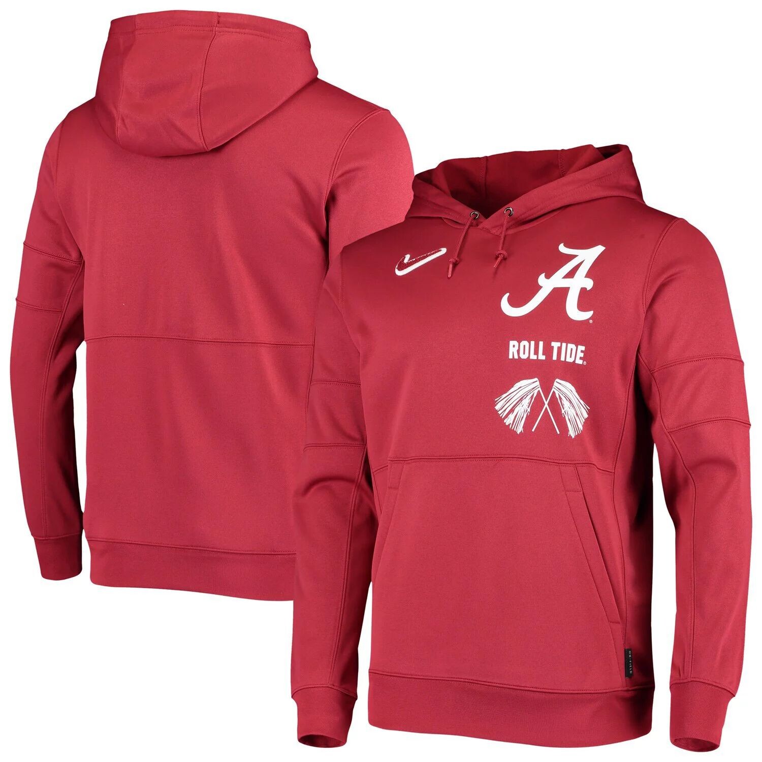 

Мужской пуловер с капюшоном Crimson Alabama Crimson Tide Local Performance Nike