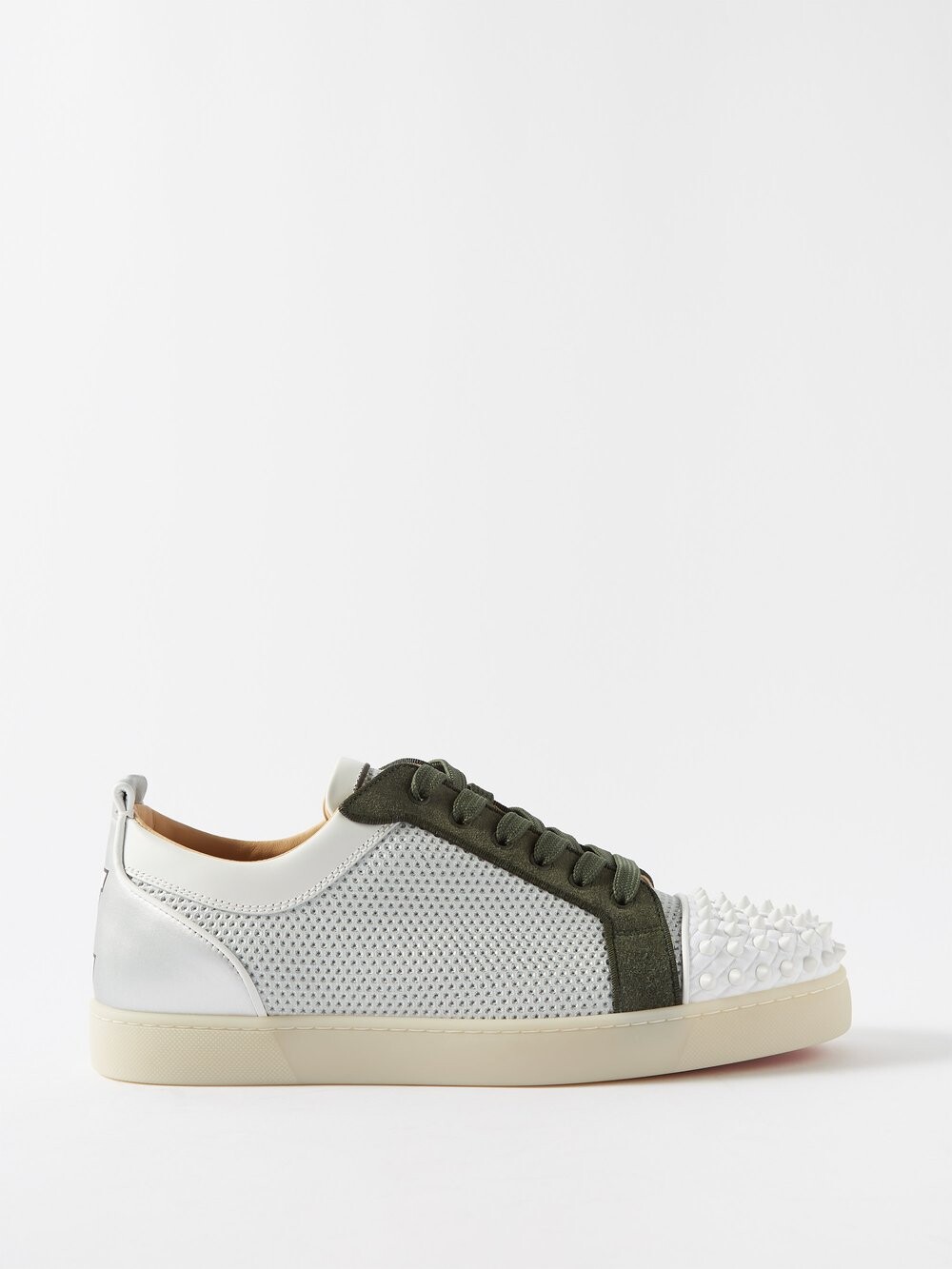 

Кожаные кроссовки louis junior с шипами Christian Louboutin, белый