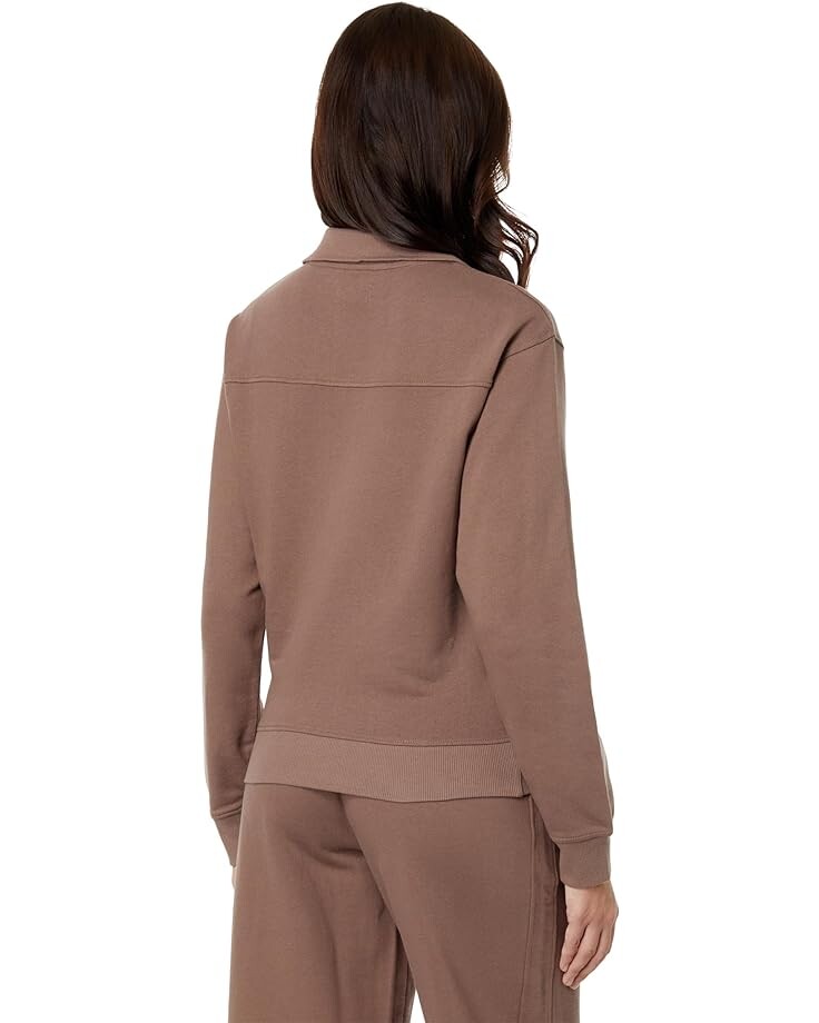 

Толстовка PACT Downtime 1/4 Zip Sweatshirt, цвет Deep Taupe