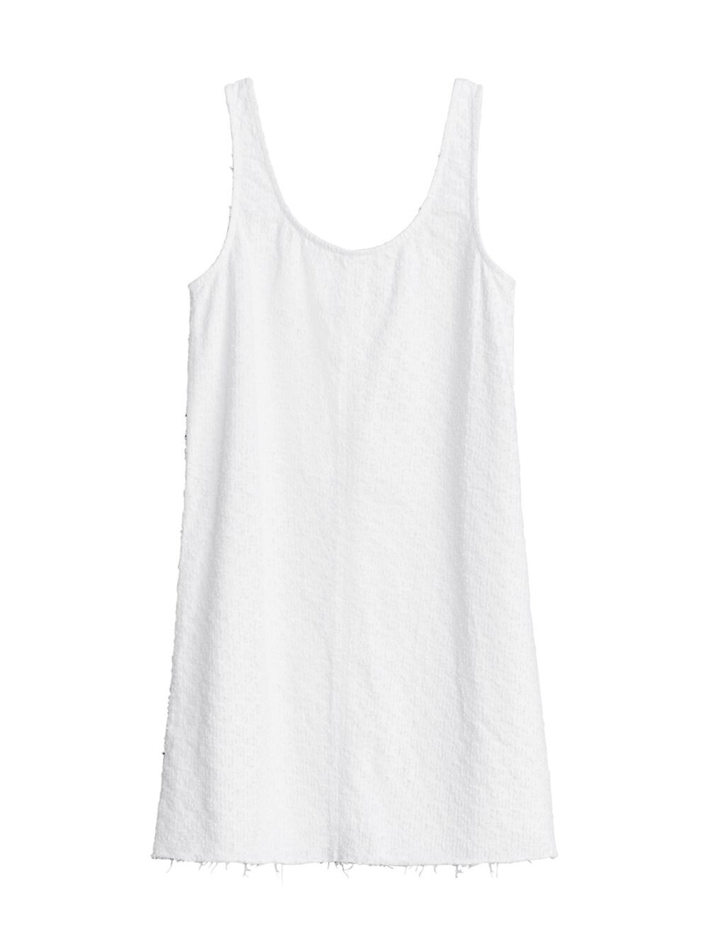 

Твидовое мини-платье прямого кроя Kimmie rag & bone, белый