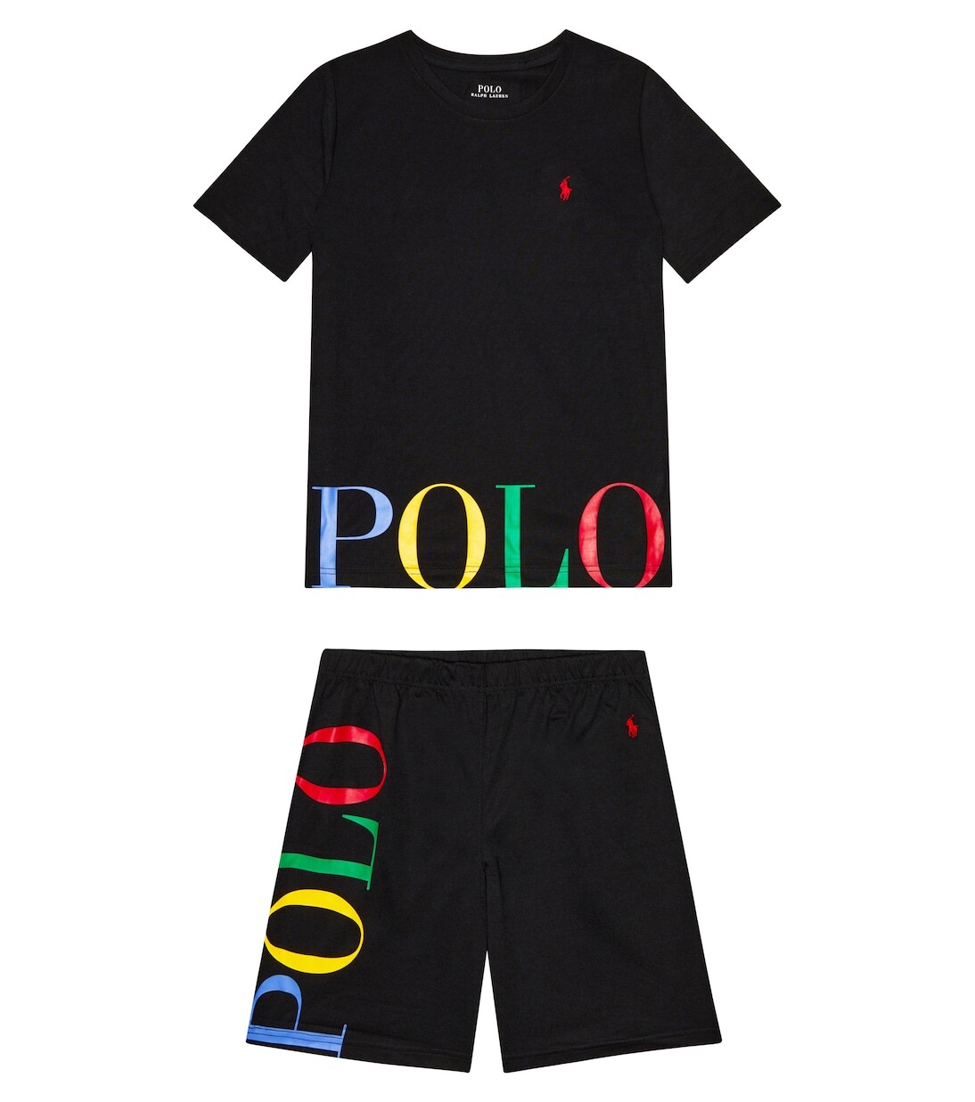 

Пижамы с принтом Polo Ralph Lauren, черный