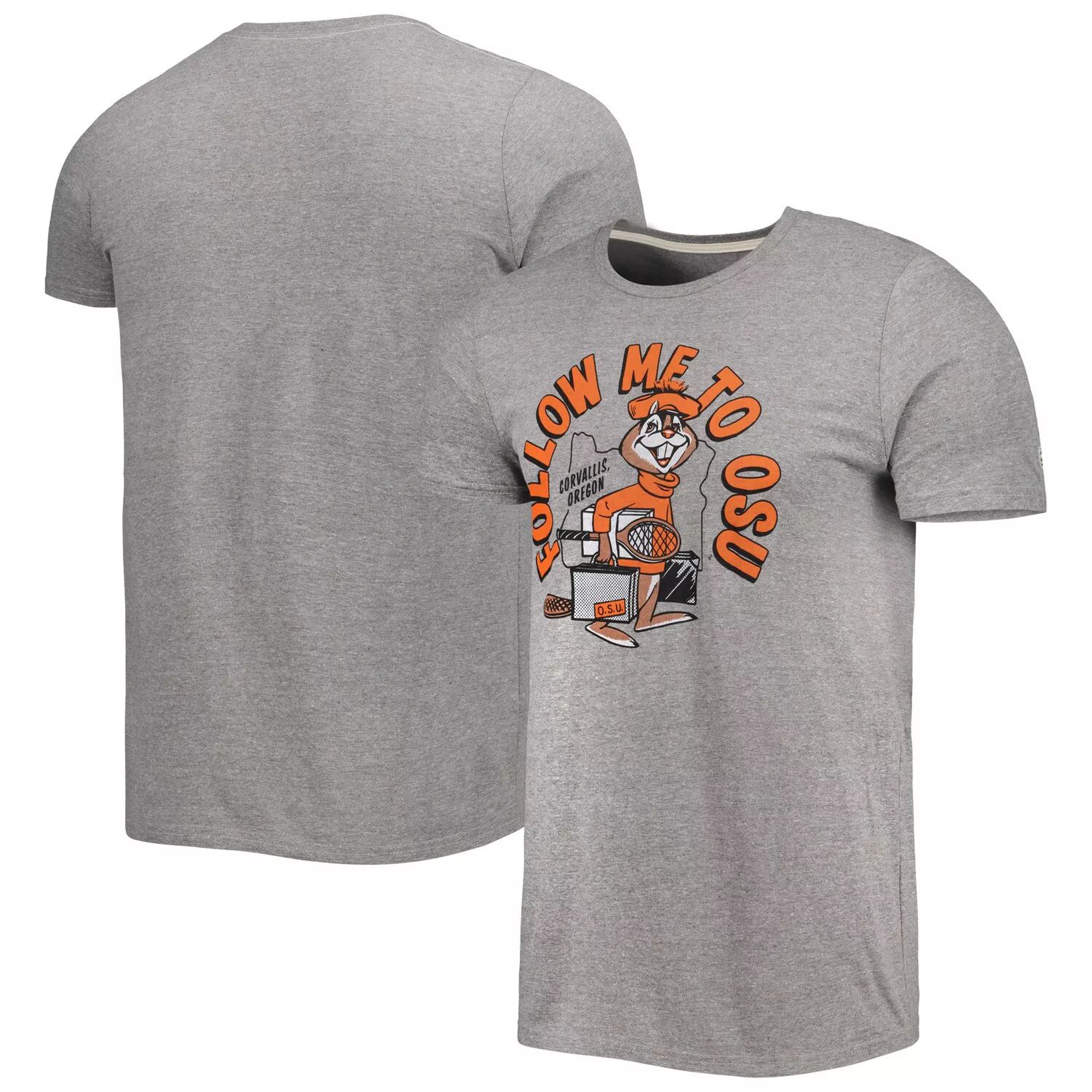 

Мужская футболка Homefield Heather Grey Oregon State Beavers