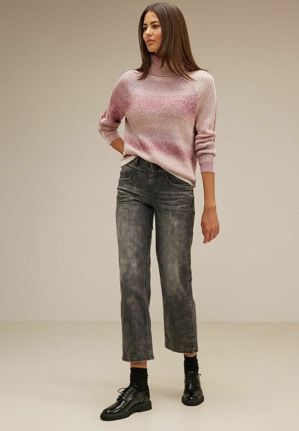 

Свитер Pullover Mit Farbverlauf Street One, цвет lila