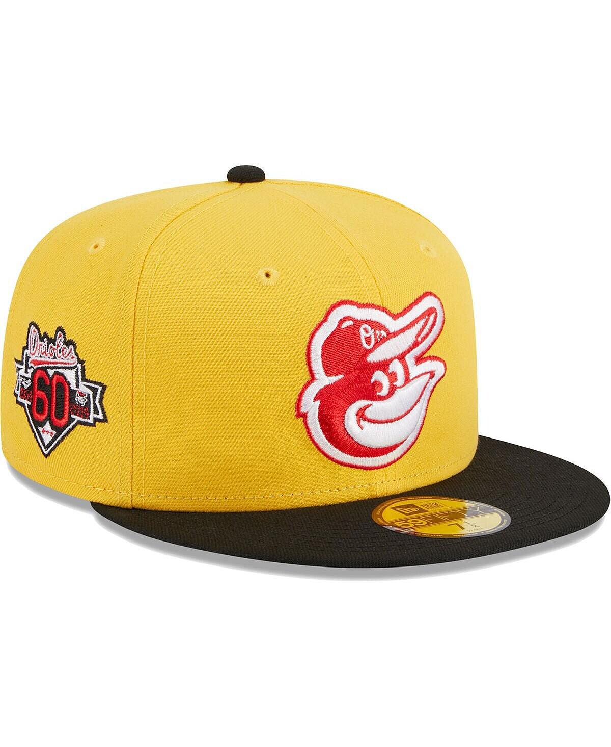 

Мужская желто-черная приталенная шляпа Baltimore Orioles Grilled 59FIFTY New Era