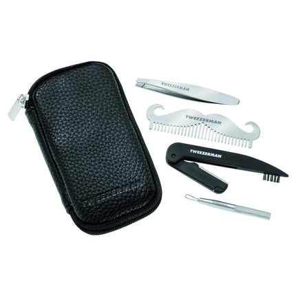 Набор инструментов для ухода за волосами GEAR Travel Essential, черный, Tweezerman