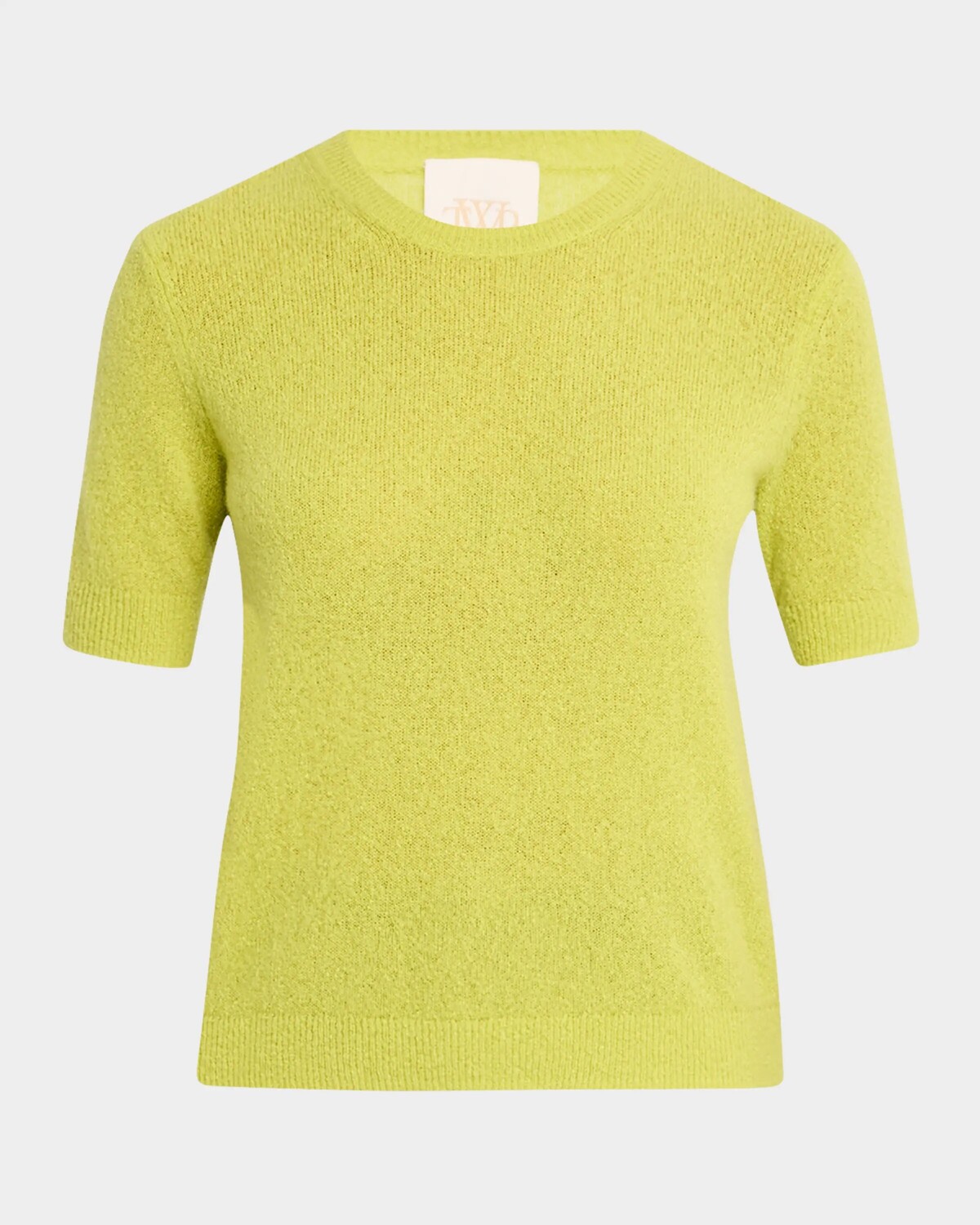 

Кашемировый топ с круглым вырезом Audrey Twp, цвет Apple Green