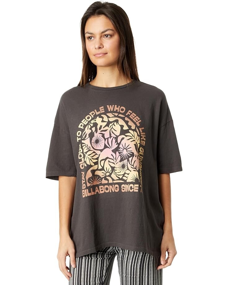 

Футболка Billabong Feel Like Sunshine Boyfriend, черный