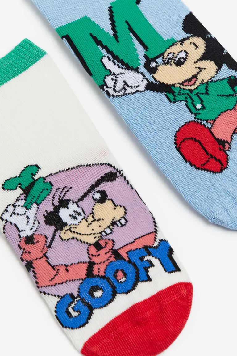 

Комплект из 5 пар носков с мотивом H&M, синий