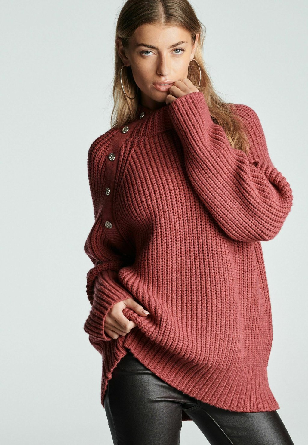 цена Вязаный свитер Next, цвет pink