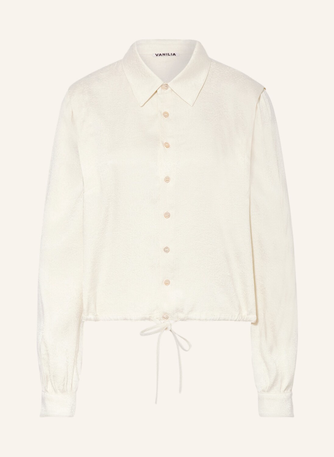 

Блуза рубашка VANILIA aus Jacquard