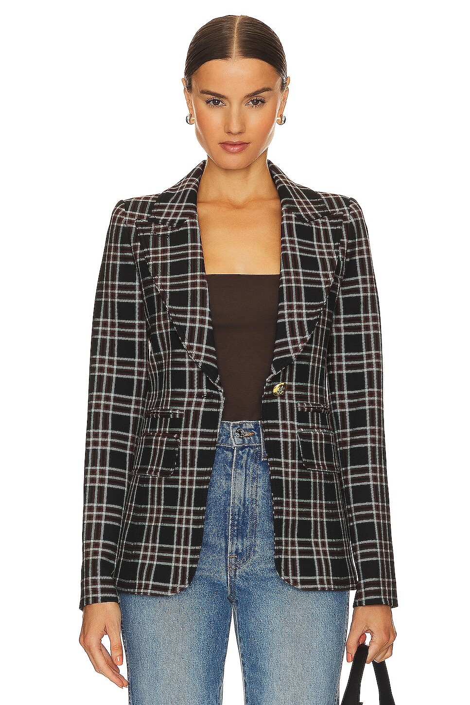 

Блейзер Smythe Hutton, цвет Black Plaid