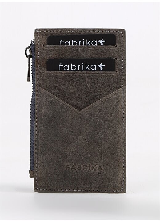 

Серый женский кожаный кошелек 7х12х1 см Frk 327 Crayz Fabrika, серый