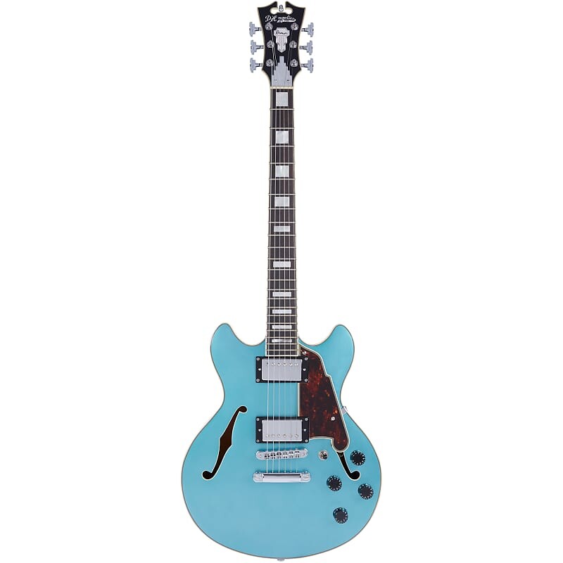 

Электрогитара D'Angelico DAPMINIDCOTCSCB Premier Mini DC Guitar, Ovangkol, Ocean Turquoise