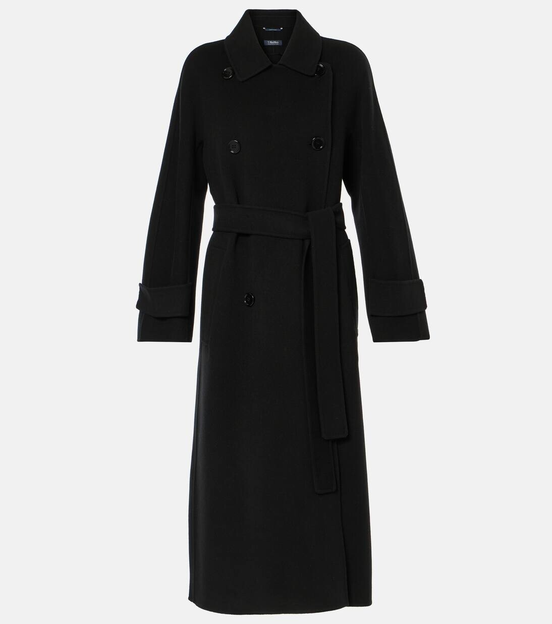 

Пальто-халат из шерсти Хестер 'S Max Mara, черный