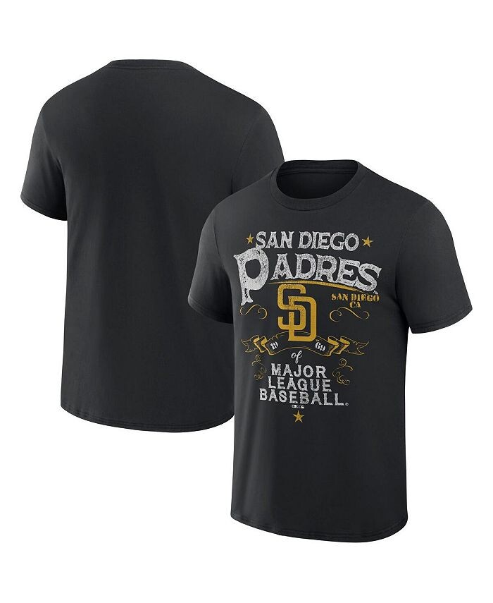 

Мужская футболка Darius Rucker Collection by Black San Diego Padres Beach Splatter Fanatics, черный