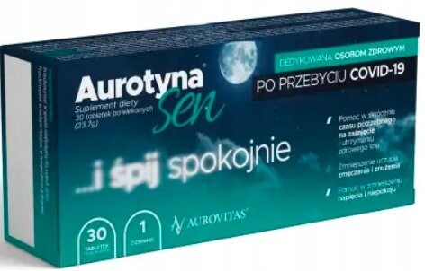 

Aurotyna, Сон, Спокойный сон после COVID, 30 таб.