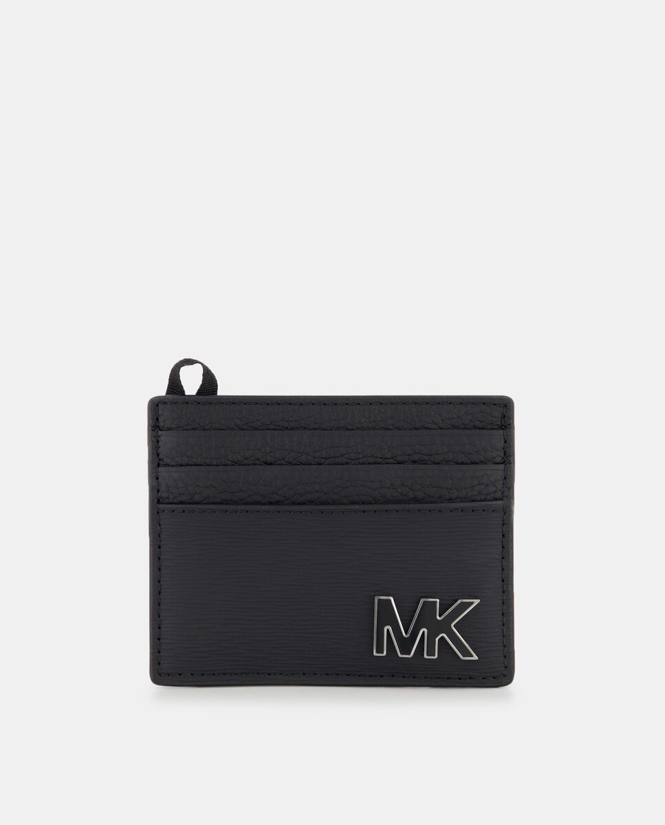 

Мужской кожаный визитница Hudson Michael Kors, черный