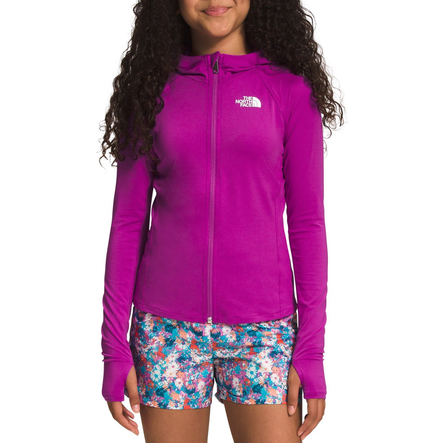 

Худи The North Face Amphibious Full Zip Sun, цвет Purple Cactus Flower