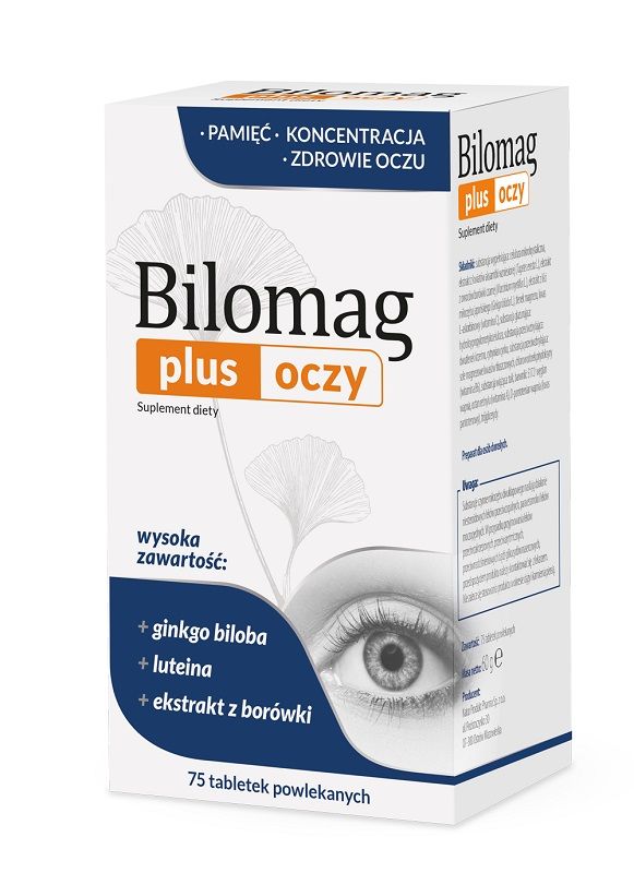 

Подготовка глаз Bilomag Plus Oczy, 75 шт