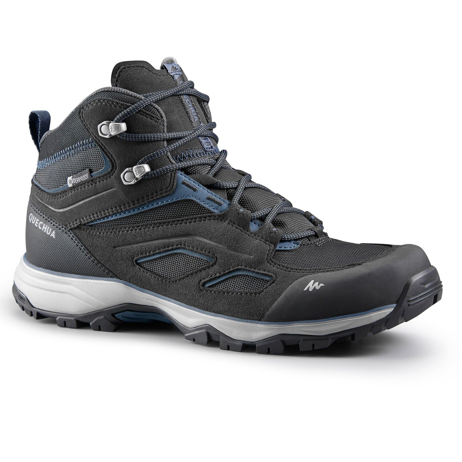 

Спортивные кроссовки Decathlon Waterproof Mountain Walking Shoes - Mh100 Mid Quechua, черный