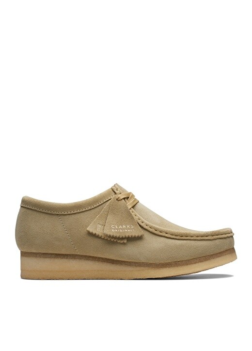 

Бежевая мужская замшевая повседневная обувь Clarks, Бежевый
