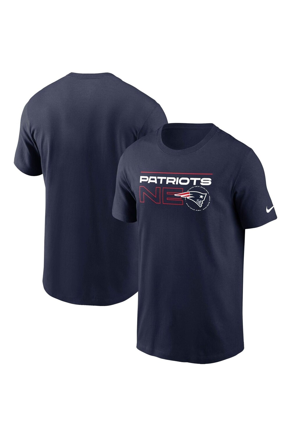 

Футболка Nike Fanatics New England Patriots Broadcast Nike, синий
