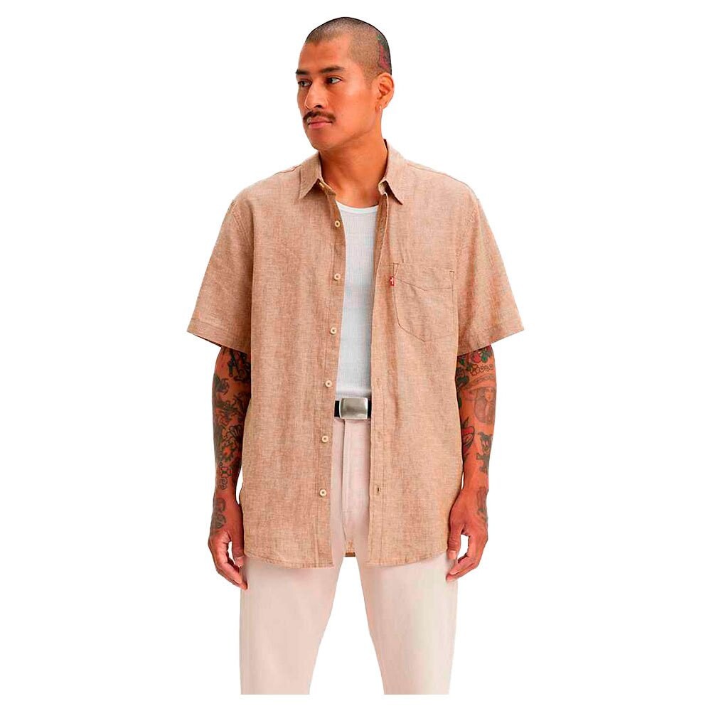 

Рубашка с коротким рукавом Levi's Sunset 1 Pocket Standard, коричневый