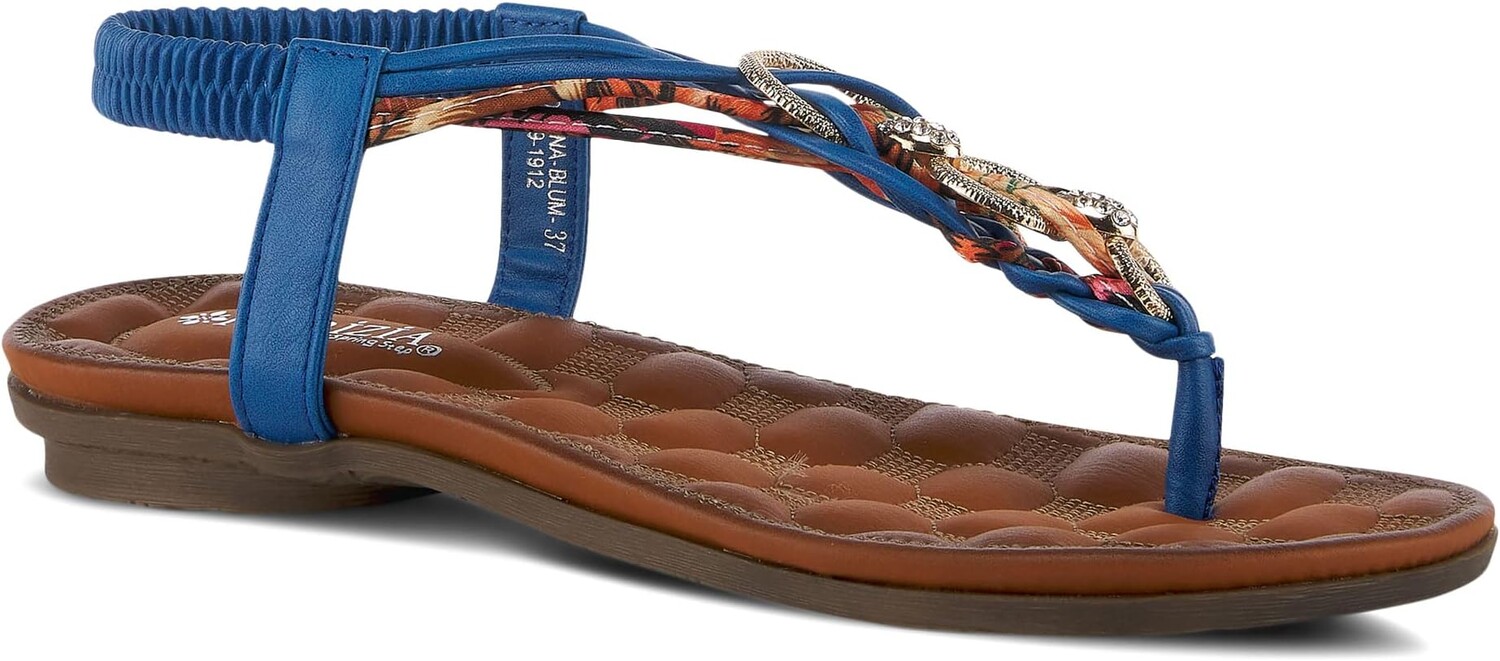 

Сандалии на плоской подошве Gadelina Patrizia, цвет Blue Multi