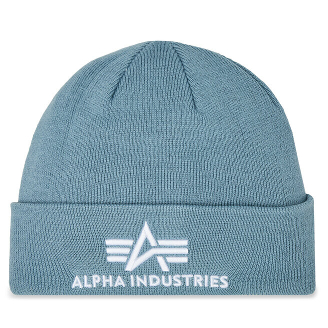 Шапка Alpha Industries Beanie, синий