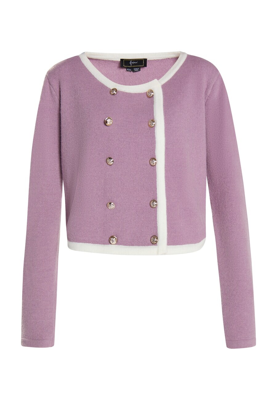 

Кардиган faina Knit Cardigan, сиреневый