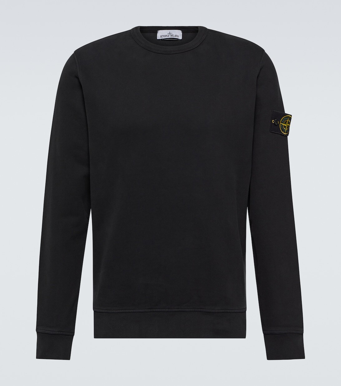 

Хлопковая толстовка Stone Island, черный