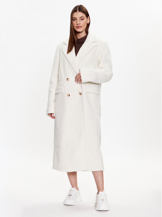 

Переходное пальто стандартного кроя Gina Tricot, экрю