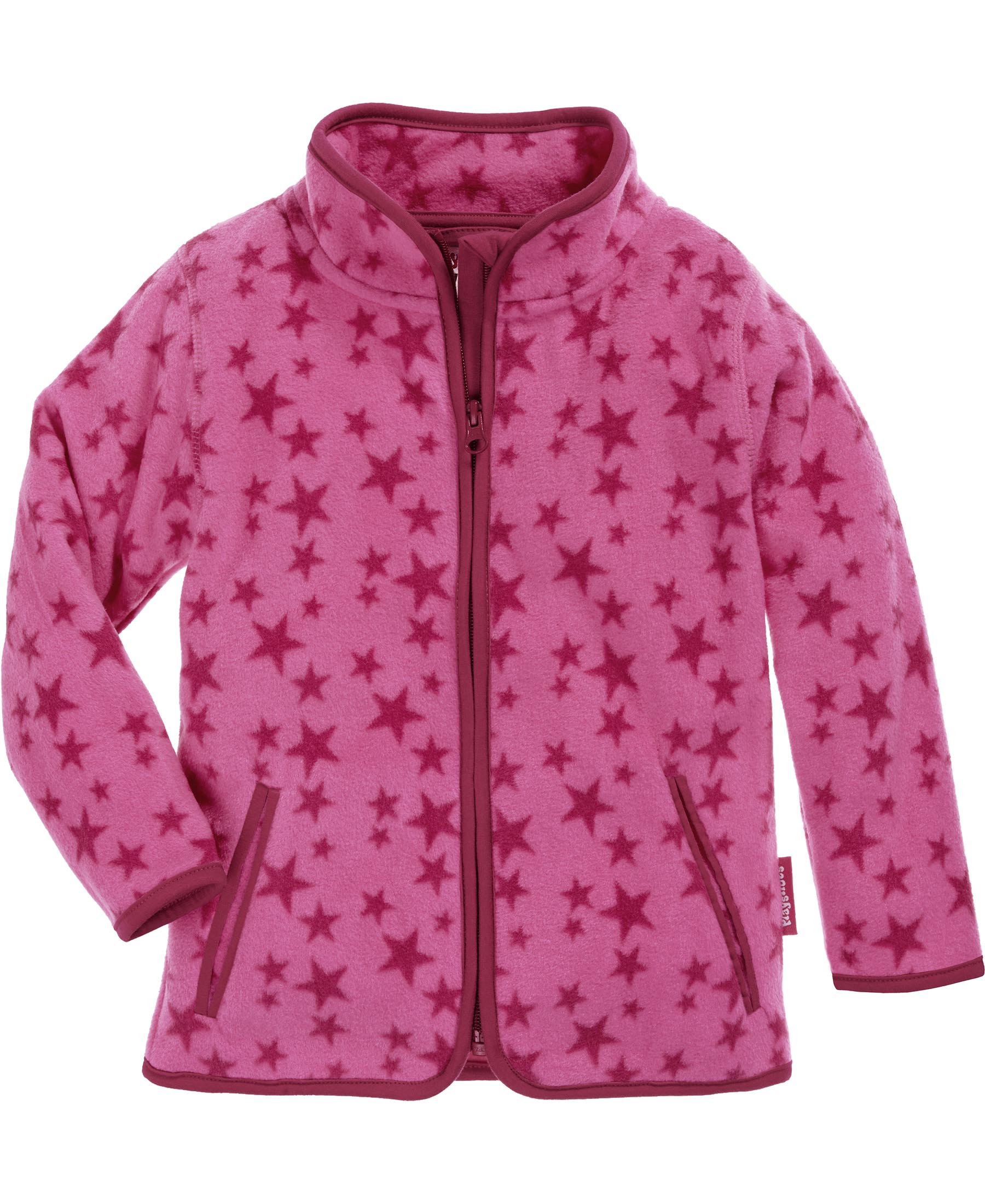 Флисовая куртка Playshoes Fleece Jacke Sterne, розовый