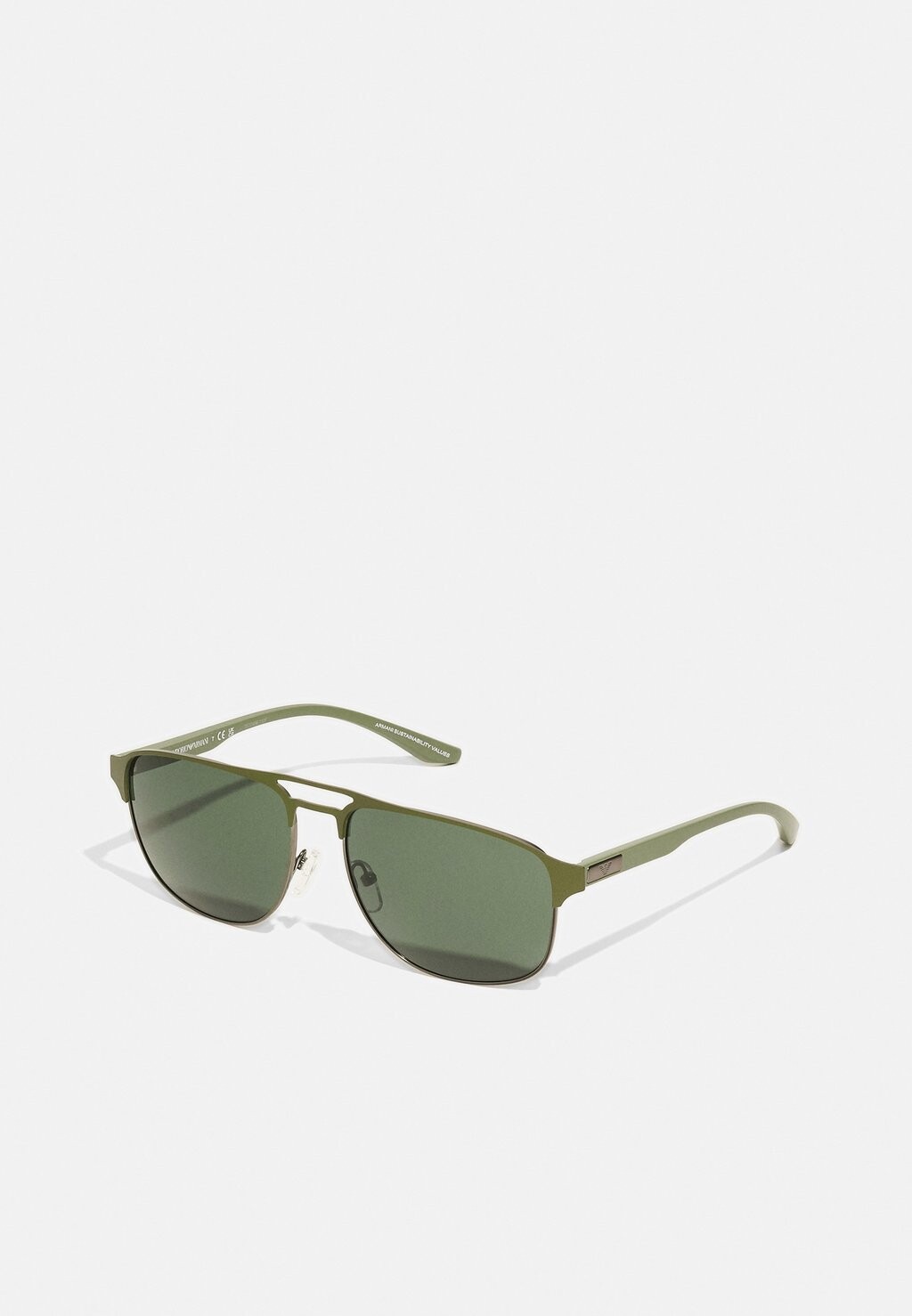 

Солнцезащитные очки Emporio Armani, матовый бронзовый/шалфейный.