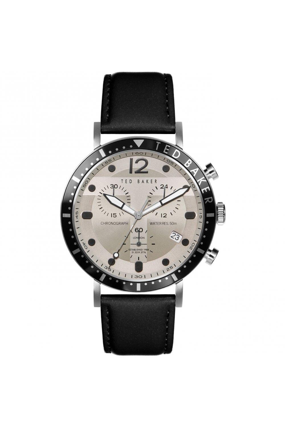 

Модные кварцевые часы Marteni с хронографом из нержавеющей стали - Bkpmrs205 Ted Baker, желтый