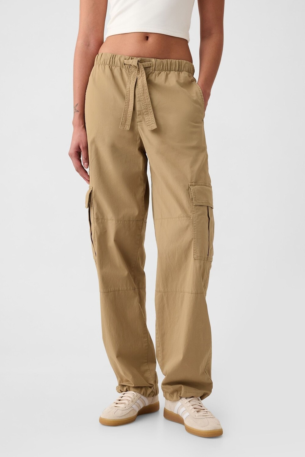 

Легкие брюки карго Gap, коричневый