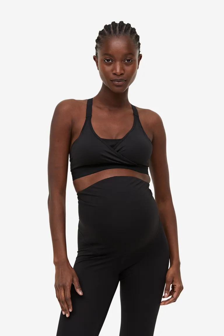 

Спортивные леггинсы H&M, черный