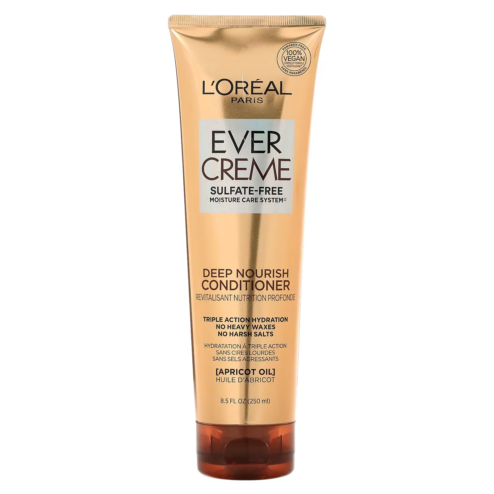 цена Кондиционер L'Oréal Ever Creme для глубокого питания с абрикосовым маслом, 250 мл
