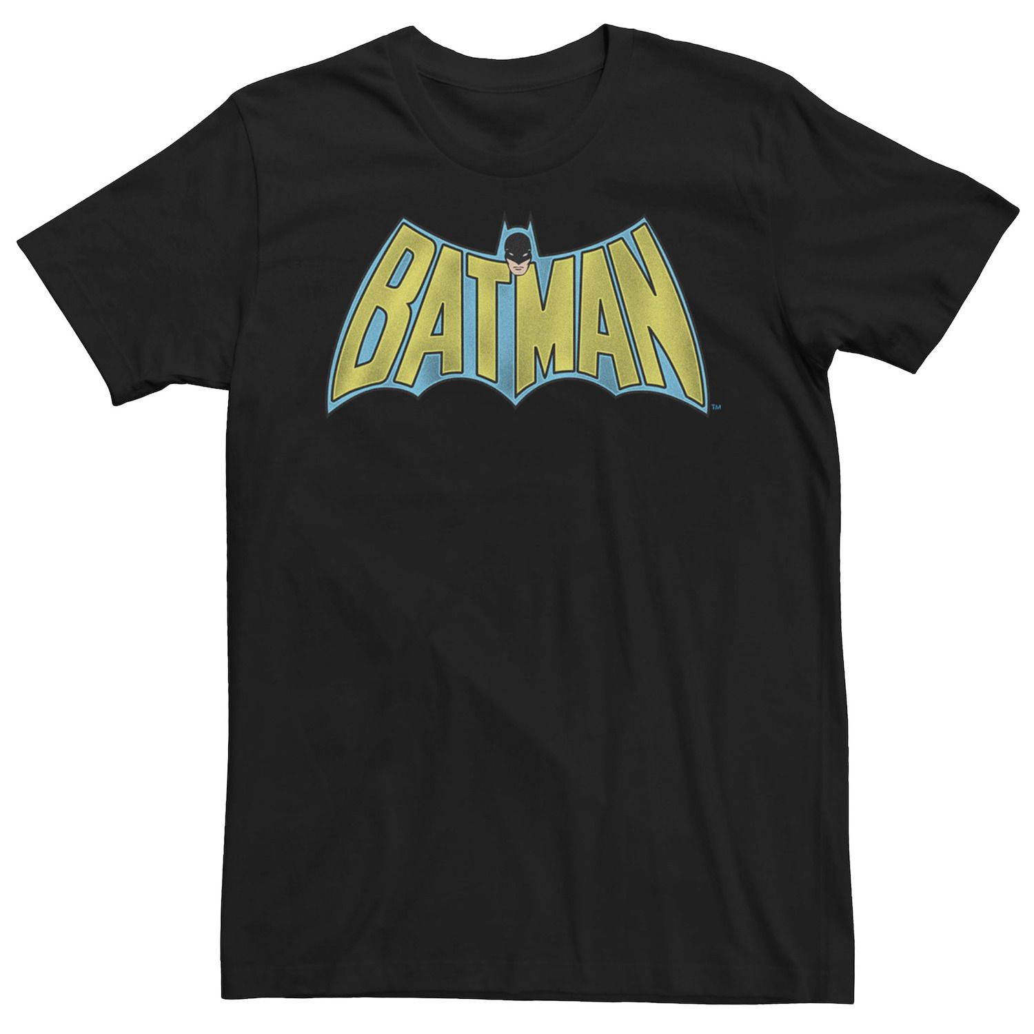 Мужская винтажная футболка с логотипом комиксов Бэтмена Licensed Character