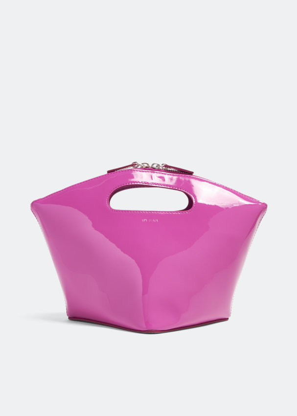 Сумка By Far Rubik Top-Handle, розовый 5 pieces of high quality rubik s cube base plastic rubik s cube base holder for 2x2 3x3 4x4 5x5 6x6 7x7 rubik s cube base rubik