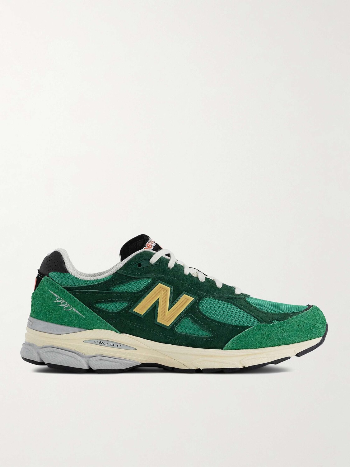 

Кроссовки 990v3 из сетки и замши NEW BALANCE, зеленый