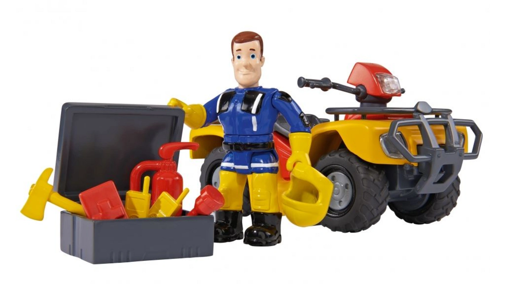 цена Simba Toys Квадрат пожарного Сэма Меркьюри с фигуркой