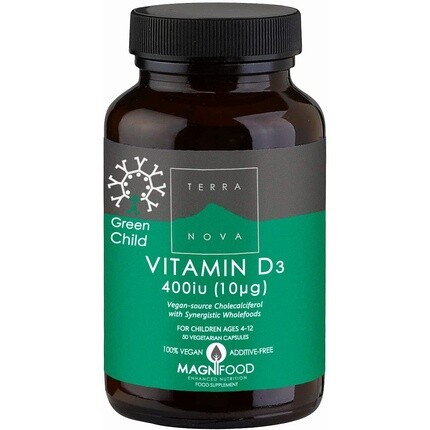 

Green Child Витамин D3 400 МЕ, Terranova Nutrition