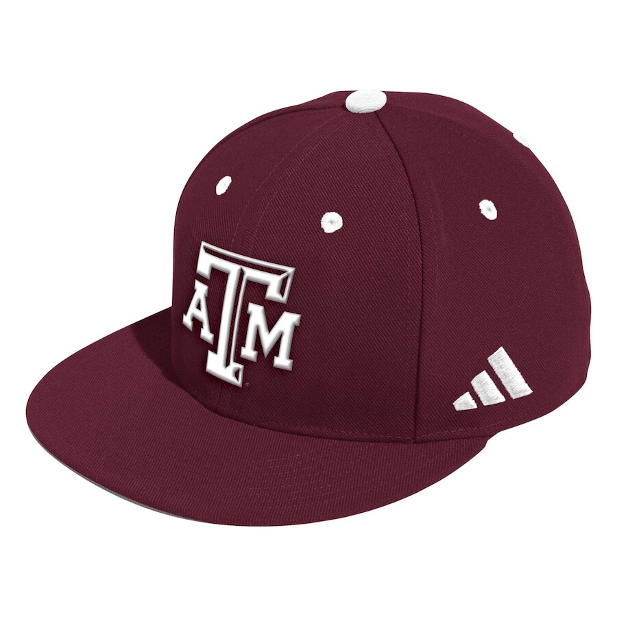 

Бейсболка adidas Texas A And M Aggies, бордовый