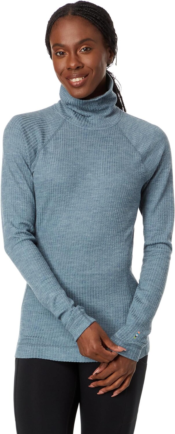 

Свитер Thermal Merino Rib Turtleneck Smartwool, цвет Lead Heather