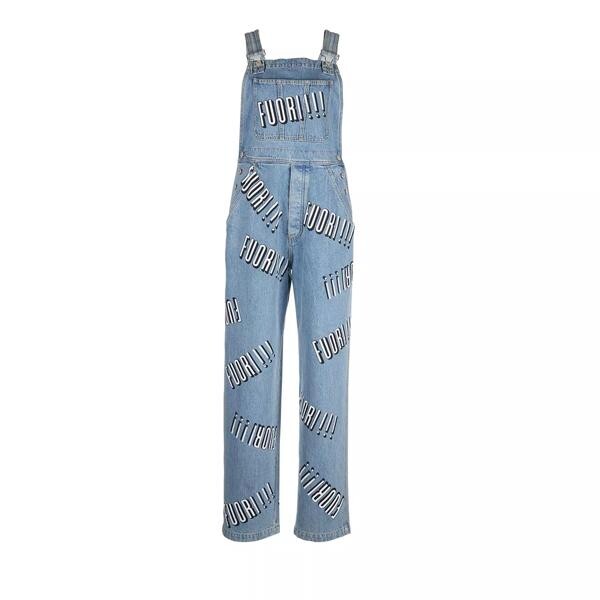 

Джинсы overall eco wsh 4452 light blue/mix Gucci, синий