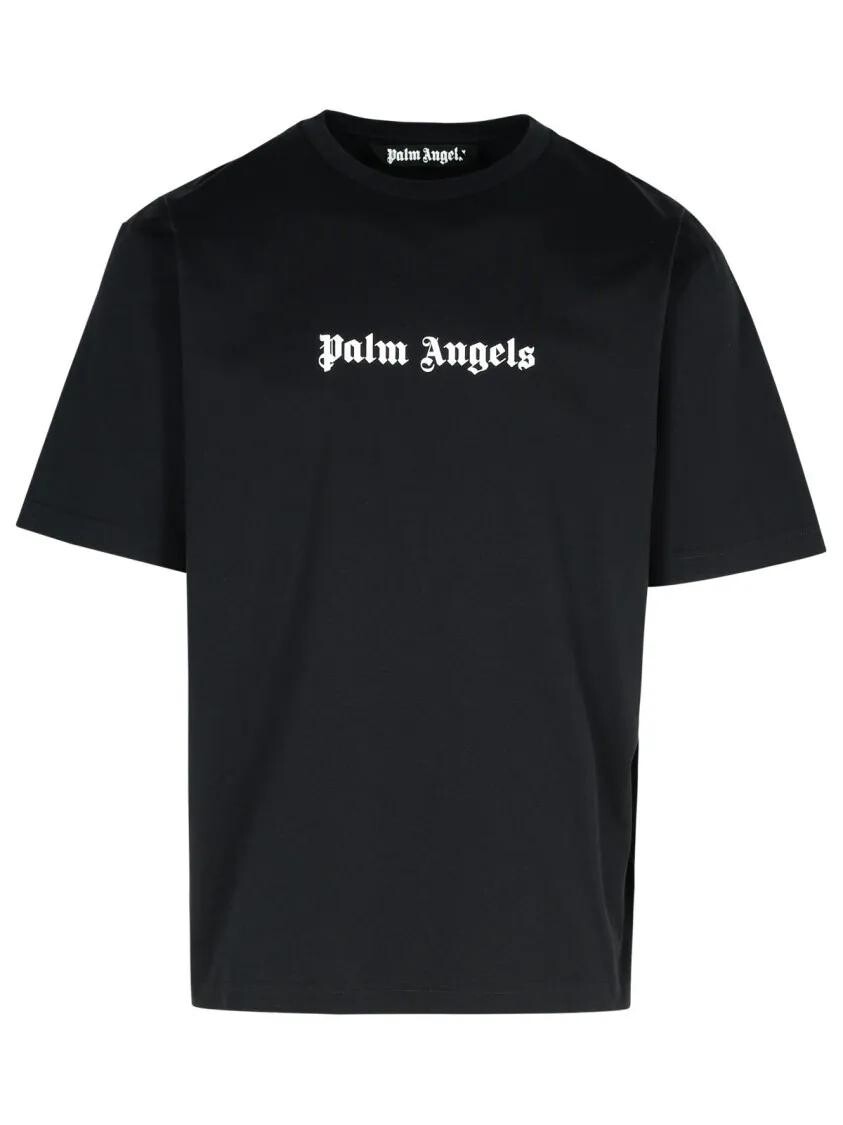 

Хлопковая футболка Palm Angels, черный