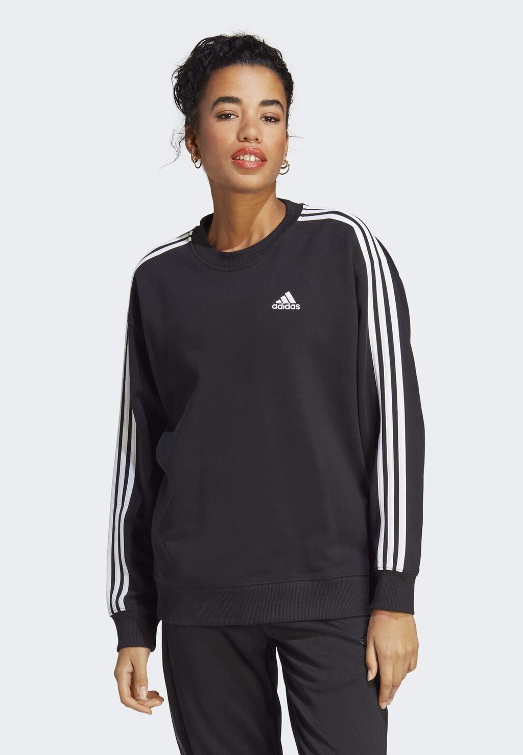 

Толстовка Adidas, черно-белый, Черный